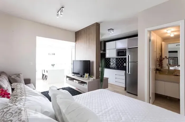 Studio para aluguel possui 37 metros quadrados com 1 quarto em Indianópolis - São Paulo - 