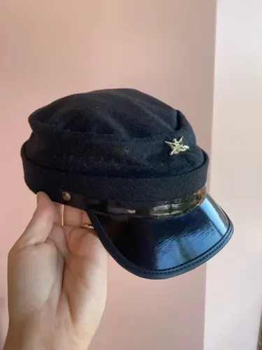 Chapéu cap confederados preto feltro Lef?s