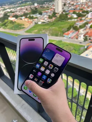 iPhone 14 pro maxx roxo pronta entrega sem detalhes // loja aberta