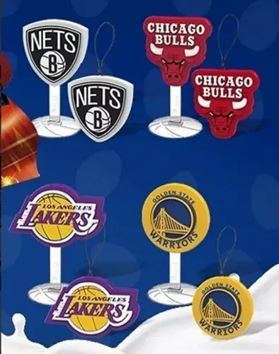 Nba Coleção De Brasões De Time Chaveiros Nescau Nestle