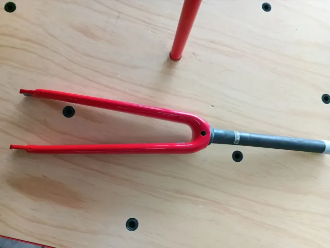 Garfo speed fibra de carbono novo 550g