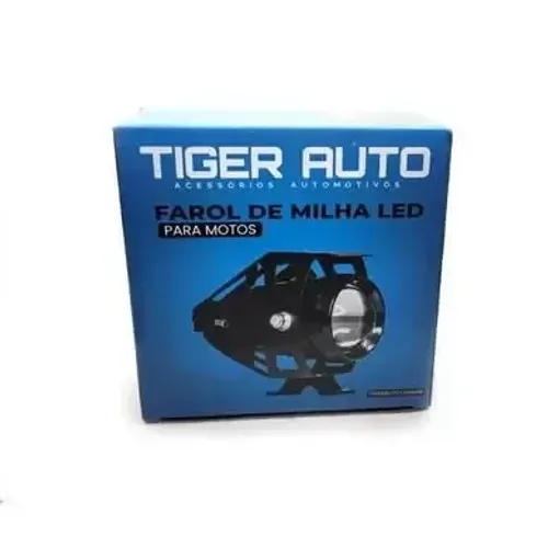 Farol de Milha Universal para Motocicletas - Modelo Comum Sem Angels Eyes