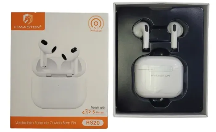 Novo Fone De Ouvido Bluetooth H'maston Compatível Android Ios