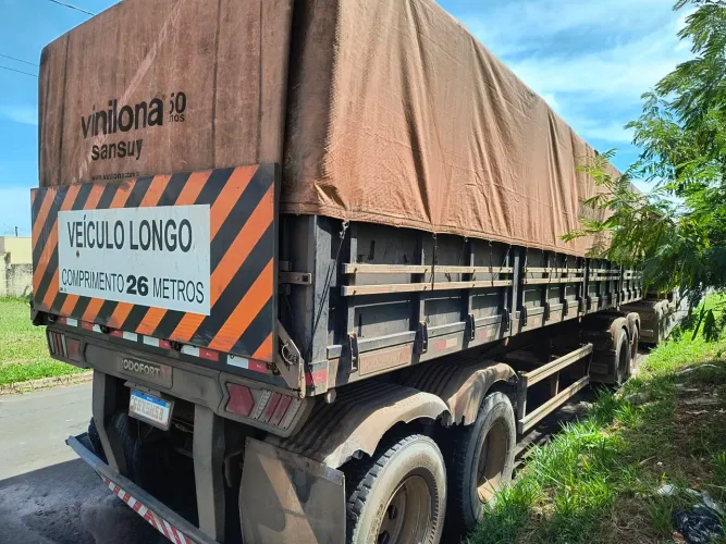 Rodotrem graneleiro 25m Rodofort 2021 - venda e locação carreta Rodotrem graneleiro