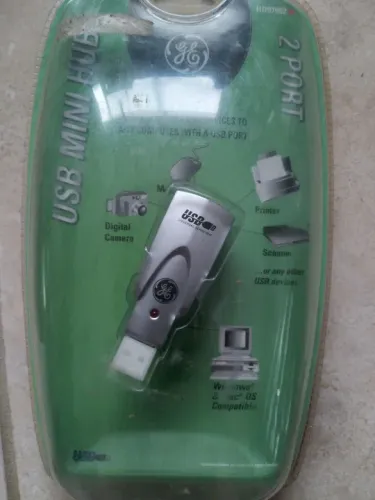 Hub USB 2 Portas GE - Mini Hub Para Computador