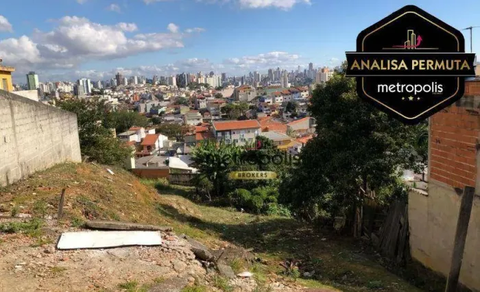 Terreno à venda, 1511 m² por R$ 1.301.000,00 - Vila Camilópolis - Santo André/SP