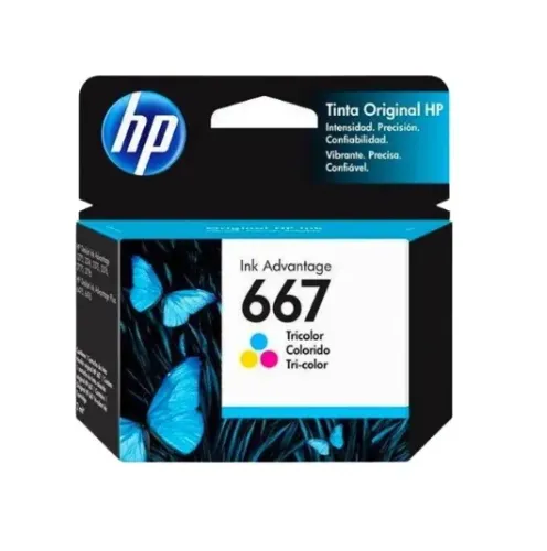 CARTUCHO 667 2 ML PRETO HP