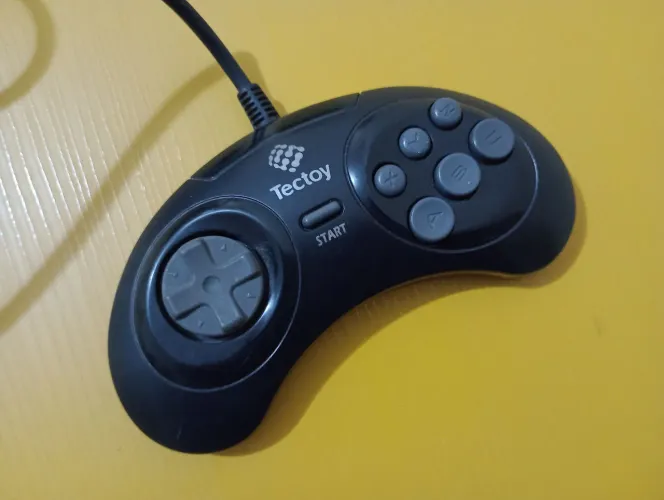 Controle Vídeo Game Master System Evolution 6 botões TecToy Original Impecável