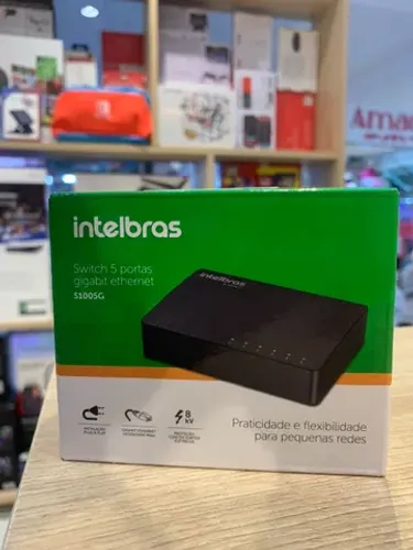 Switch 5 Portas Intelbras - Novo Lacrado - Loja Física