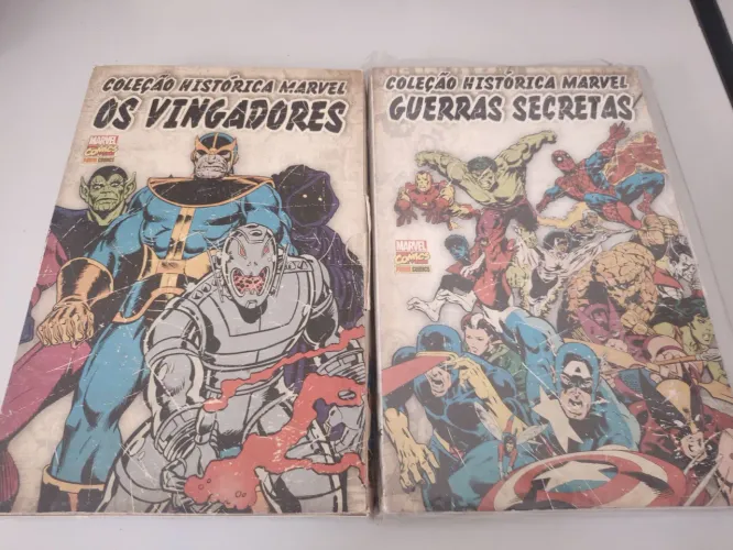 Coleção histórica Marvel - os vingadores e Guerras secretas