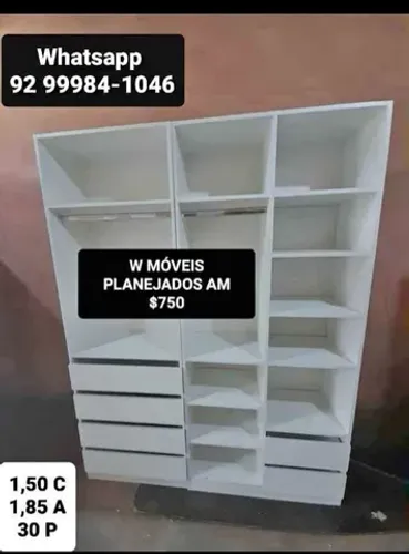 Closet 6 gavetas MDF R$ 750 - Entregamos e Instalamos 