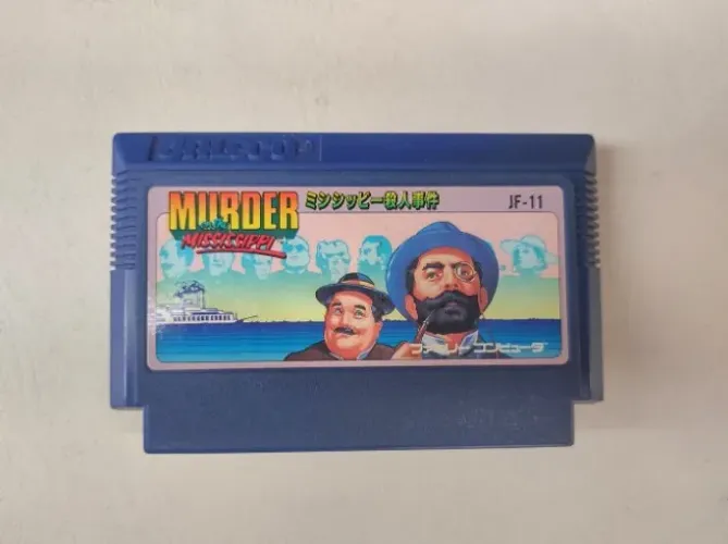 Murder On The Mississippi -original Japonês Nes Nintendinho