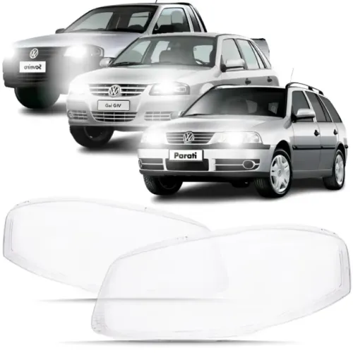 Lente Farol Gol Parati Saveiro G4 2006 2007 2008 2009 2010 2011 2012 2013 2014