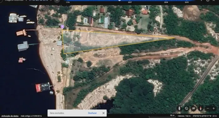 Terreno acesso ao rio para venda tem 14.980m2 em Ponta Negra -