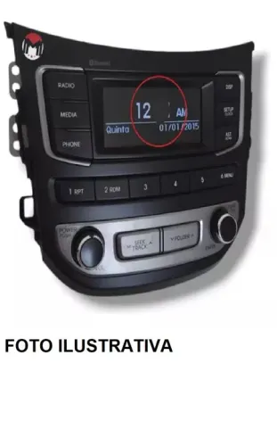 Rádio Som Multimídia Hyundai Hb20 , 961501s500ra5