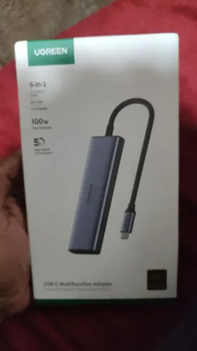 Adaptador USB-C 6 em 1 UGREEN 100W 4K