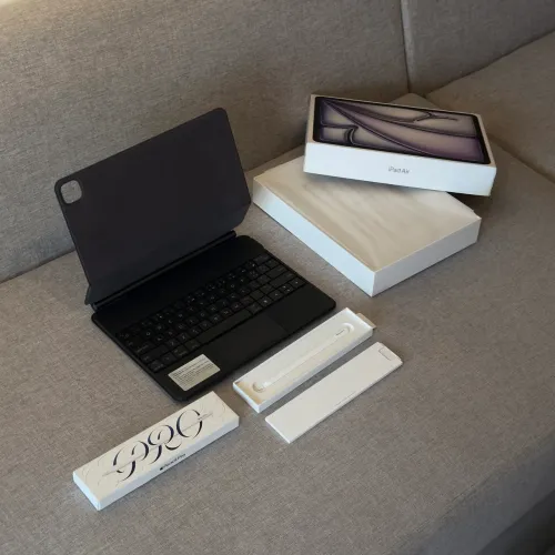 IPad M2 13 polegadas 128g + Apple Pencil Pro + Case com teclado 