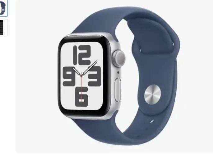 Apple Watch Se Gps Caixa Prateada De Alumínio 44 Mm (Usado)