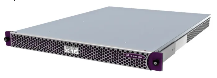Miranda Kaleido X16-D - Multivisor Profissional 16 Entradas SDI - Equipamento Broadcast
