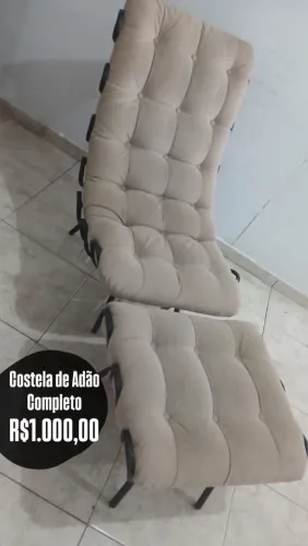 Vendo poltrona costela de Adão com puff