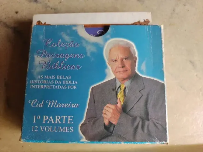 Coleção Passagens Bíblicas Narradas Por Cid Moreira Box Com 12 Cds