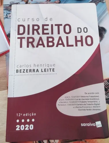 Livro direito do trabalho