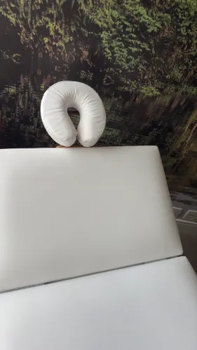 Maca de madeira com coiro