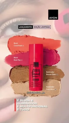 Blush Multifuncional Avon COLOR TREND " Diversos "