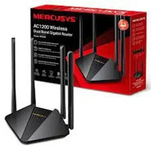 Roteador Mercusys Dual Band Ac1200mbps Giga 3 Portas 5dbi GHz,5 GHz Ipv6 Mr30g 1051 d492