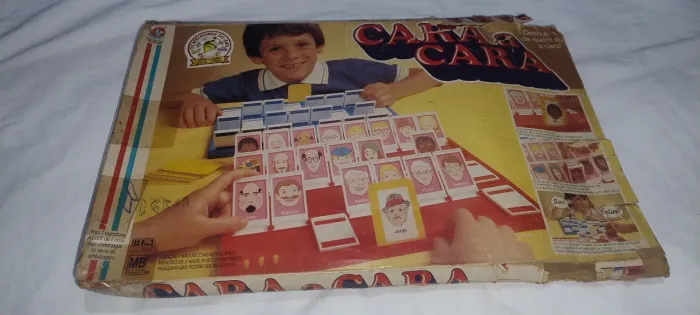 Jogo de tabuleiro cara a cara estrela completo anos 80