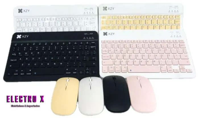 MINI KIT TECLADO E MOUSE BLUETOOTH