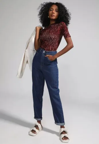 Calça mom jeans Lez a Lez tamanho 38