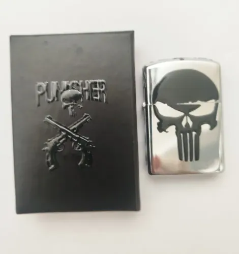 Isqueiro Não é Zippo Punisher Justiveiro