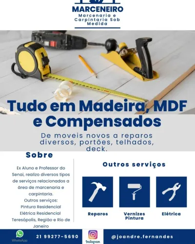 Marceneiro/Carpinteiro 
