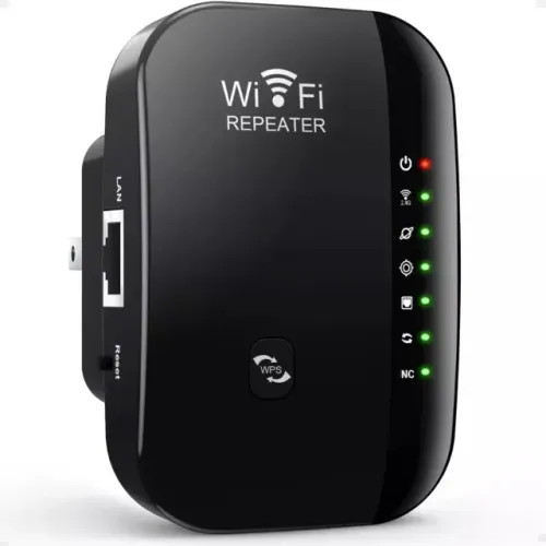 Repetidor WI-FI Knup KP-3005 300Mbps Black - WZetta