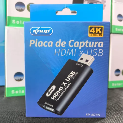 Placa de Captura HDMI x USB 4K - Knup KP-AD101