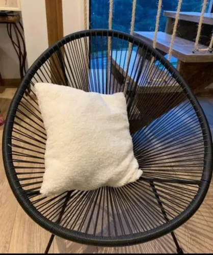 POLTRONA ACAPULCO DE CORDA NÁUTICA PARA VARANDA, PISCINA OU JARDIM