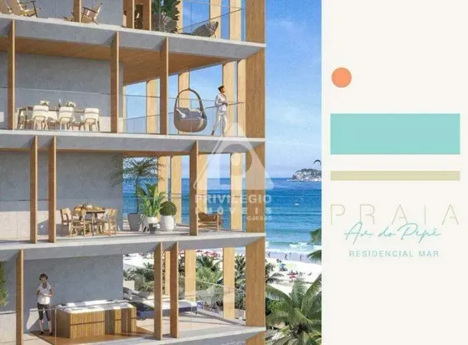 Lançamento Praia Residencial Mar, na Praia do Pepe, apartamentos gardens, tipo e cobertura