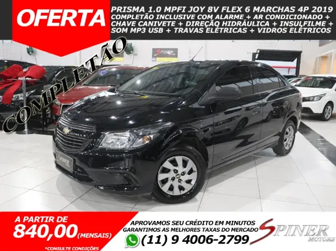 Chevrolet Prisma 1.0 Mpfi Joy 8v Flex 4p Completo Excelente Estado
