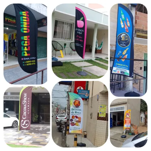 Bandeiras Promocionais Personalizadas - Várias Opções