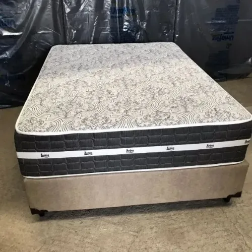 Cama Box Casal + Colchão Molas Nova