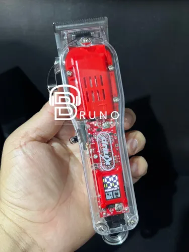 Máquina de cortar cabelo profissional LCD