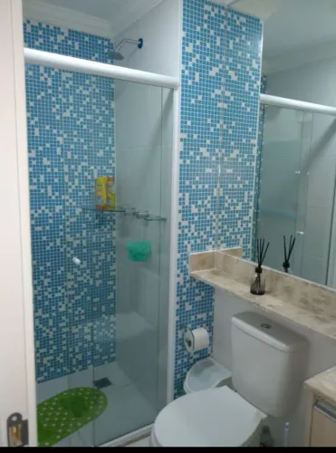 Revestimento em Pastilhas de vidro para Banheiro