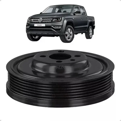 Polia Virabrequim Vw Jetta Fusca Tiguan Amarok 2.0 Original