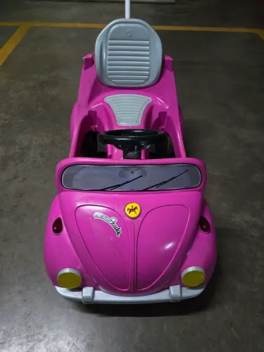 VENDO Mini Fusca Rosa Infantil Criança Brinquedo 