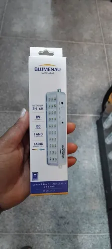 Luminária de emergência 30leds 