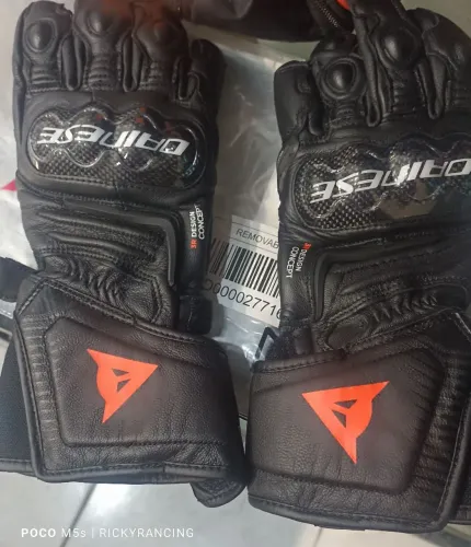 Luva Dainese 8.5 M carbon 4 nova sem uso 