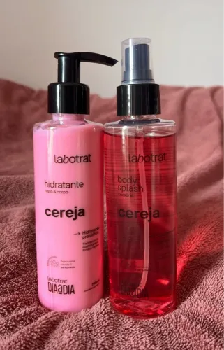Kit Labotrat Cereja - Hidratante e Body Splash