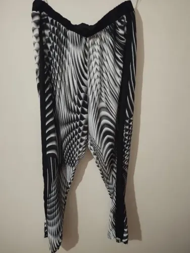 Calça em crepe e seda Skunk n38