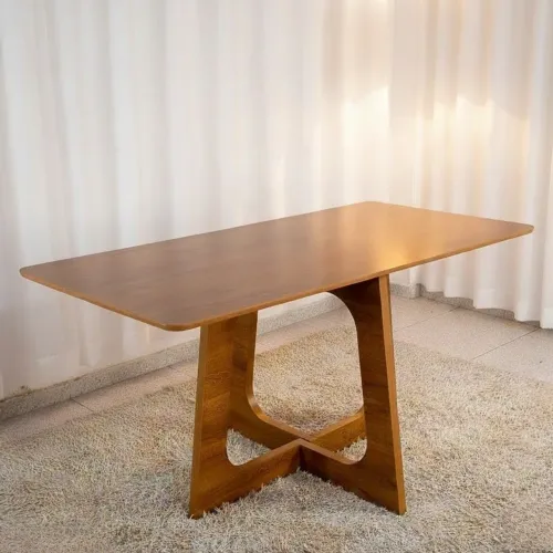 Mesa de Jantar Dubai 160 (Tampo Londres s/vidro) Produto Novo Entrega Rápida